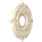 Ekena Millwork Attica PVC Medallion (Canopies up to 5"), 13"OD x 3 1/2"ID x 3/4"P, Universal Metallic Pearl Mist CMP13ATEPE - alternate 5